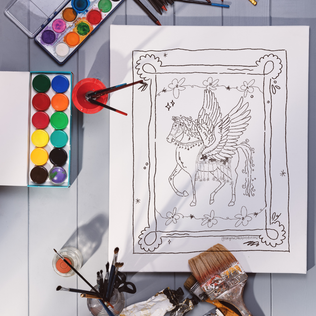 Coloring Page: Pegasus