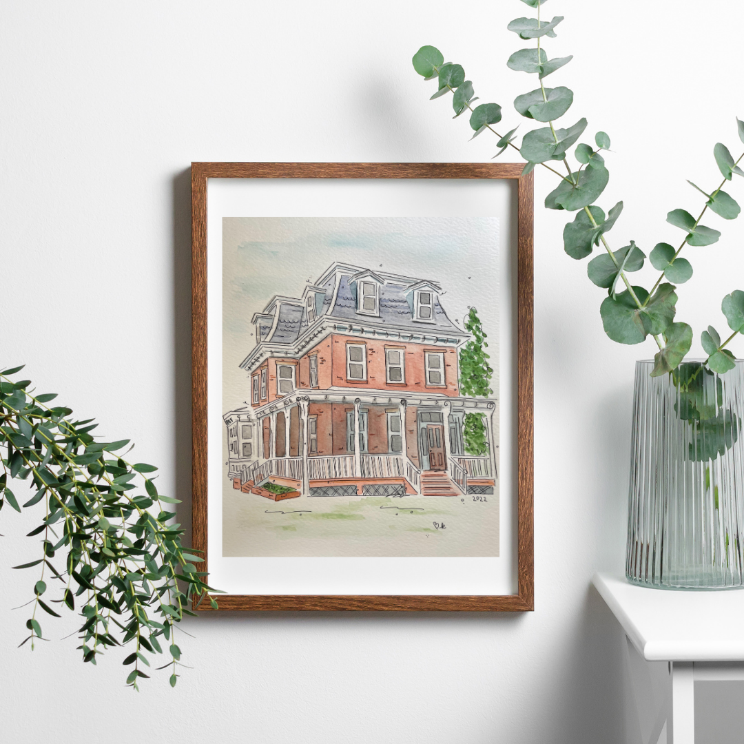 Historic Home Print