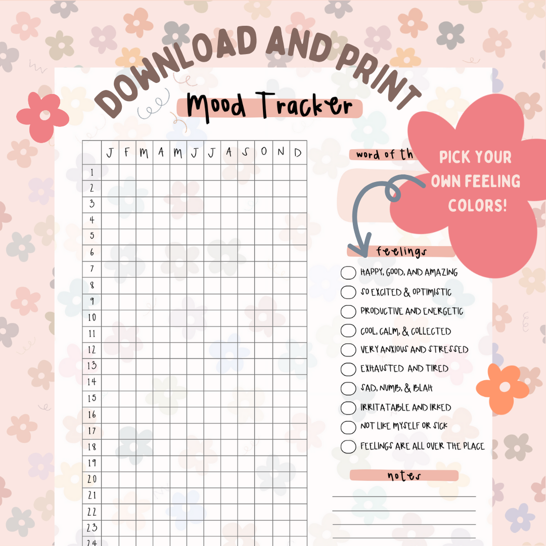 Floral Mood Tracker (Download)