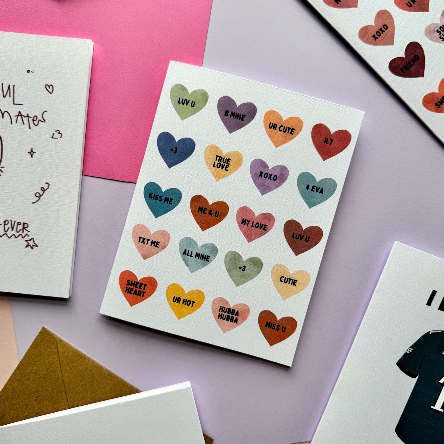 Conversation Heart Card