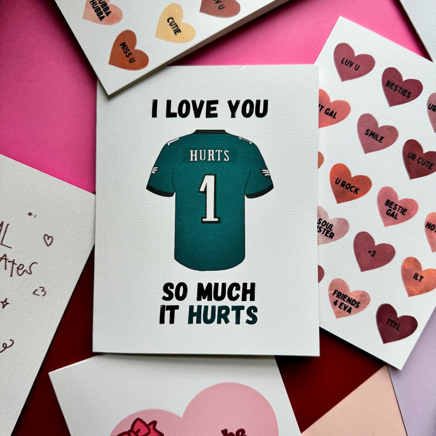 Love u so much, it HURTS Card