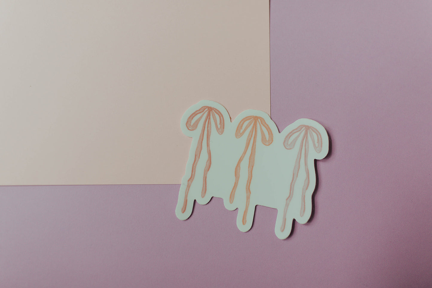 Trio Bow Sticker