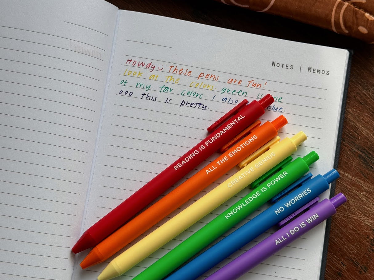 Joyful Teacher Pen: Set of 6