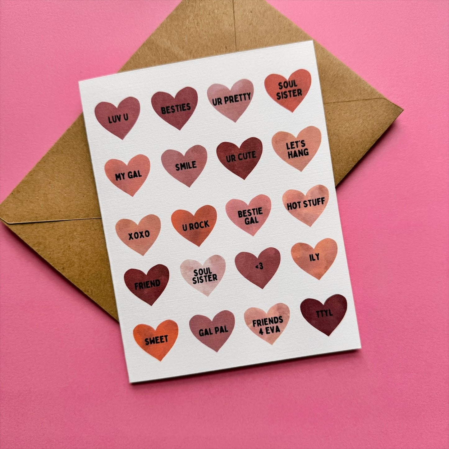 Galentine Convo Heart Card