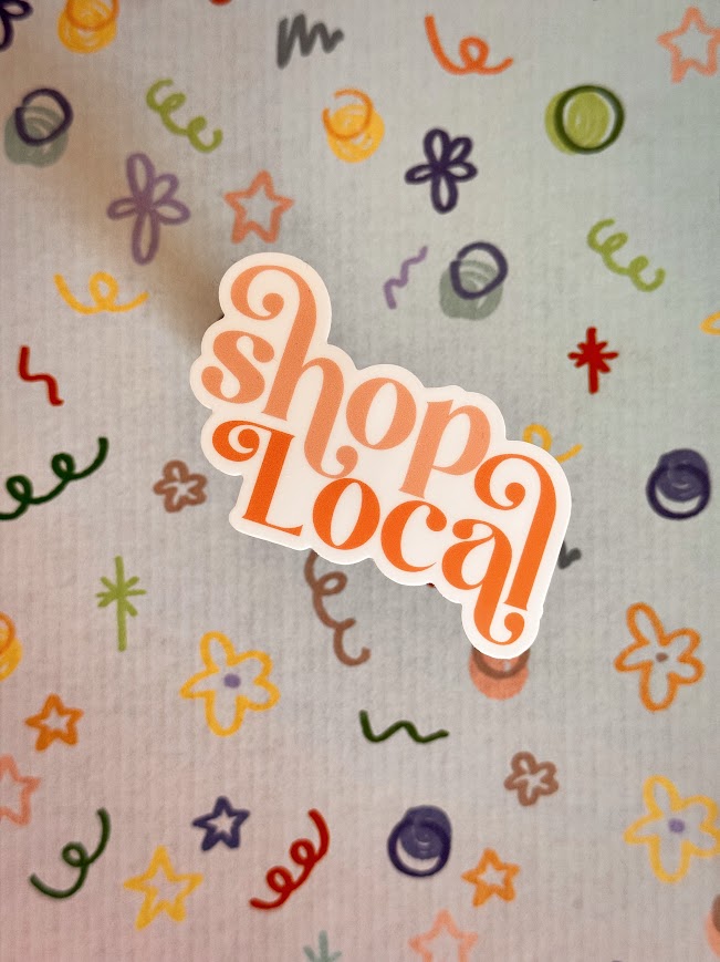 Shop Local Sticker