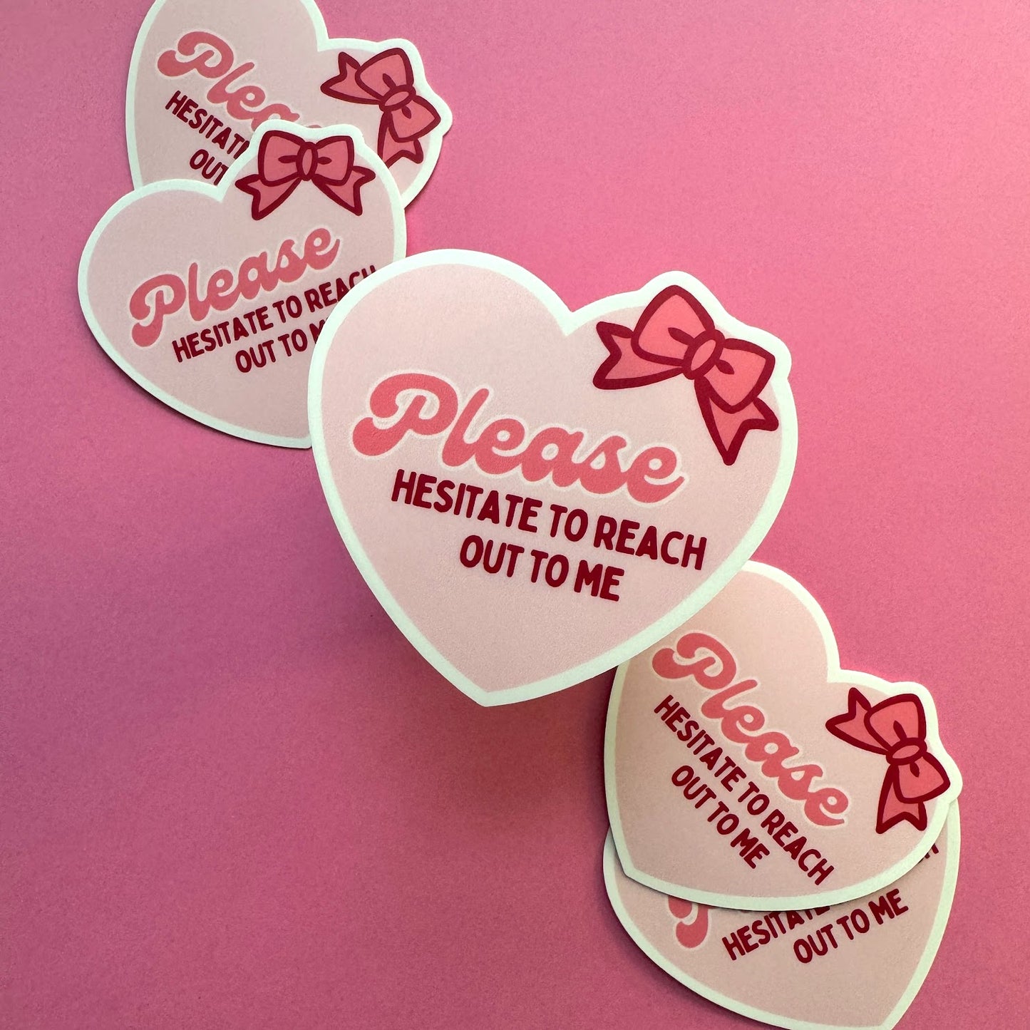 Please Hesitate Sticker