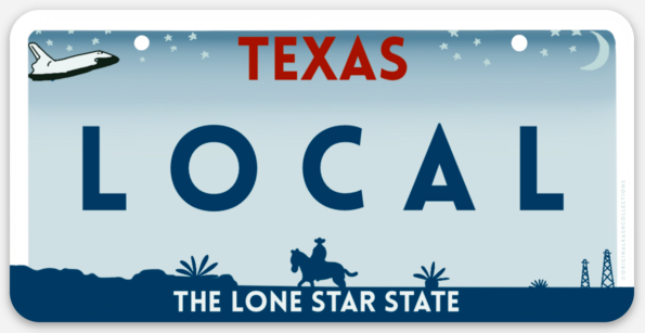 Texas LOCAL Sticker