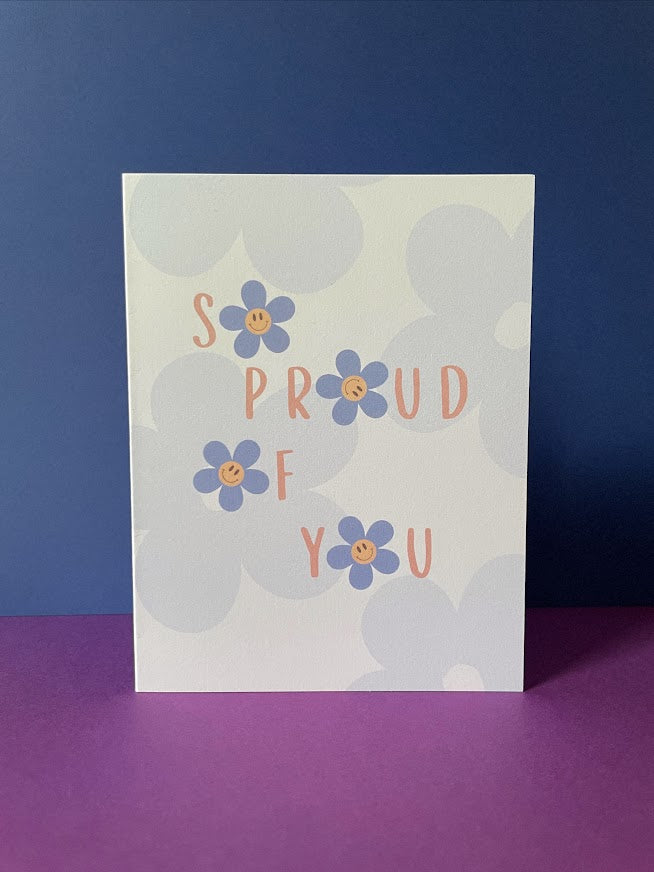 Proud of You Daisy Card
