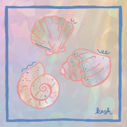 Sea Shells Suncatcher Sticker