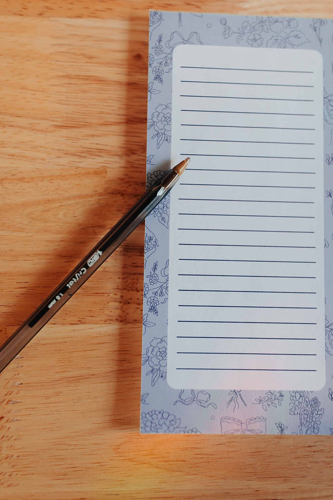 Coquette Long Notepad