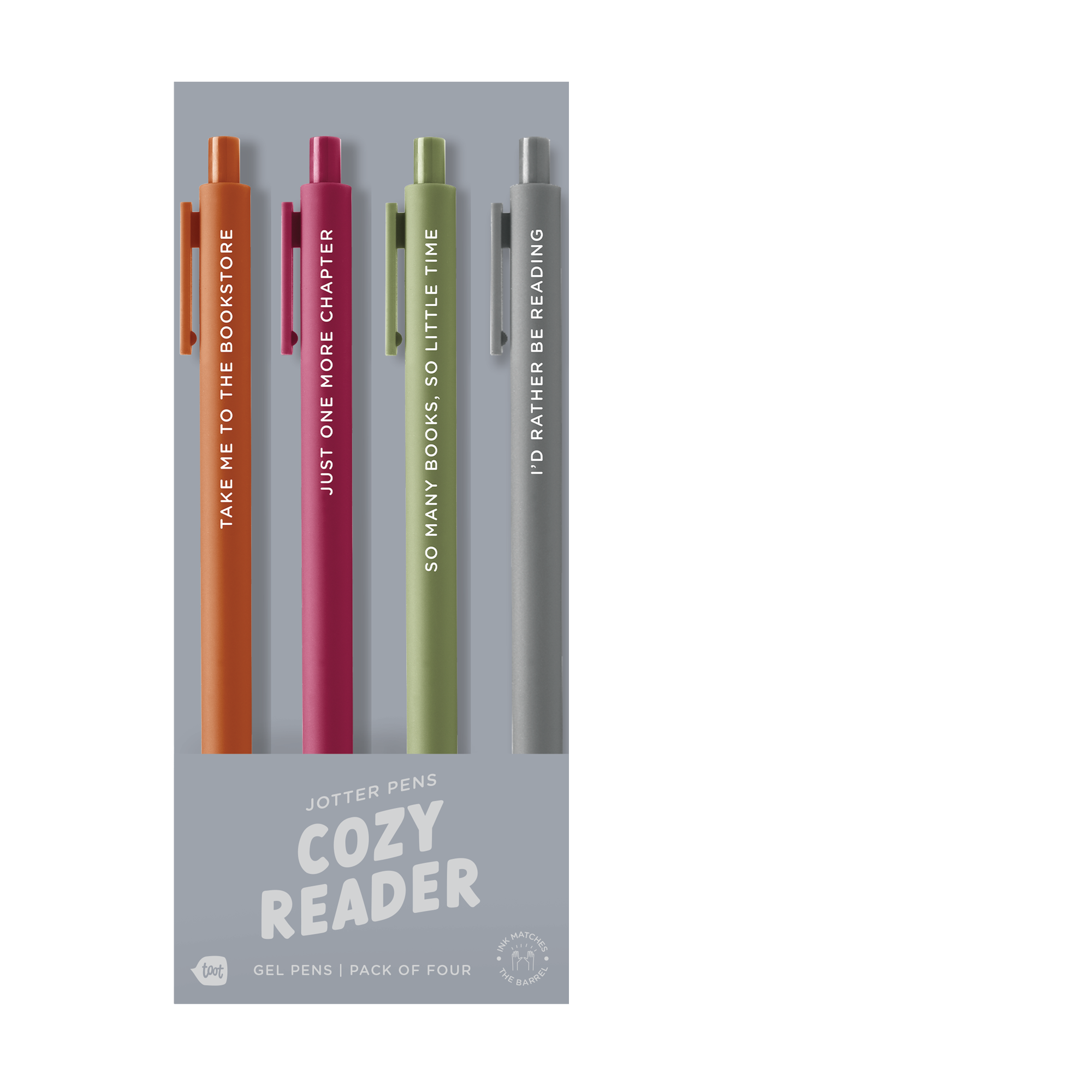 Cozy Reader Pen Pack