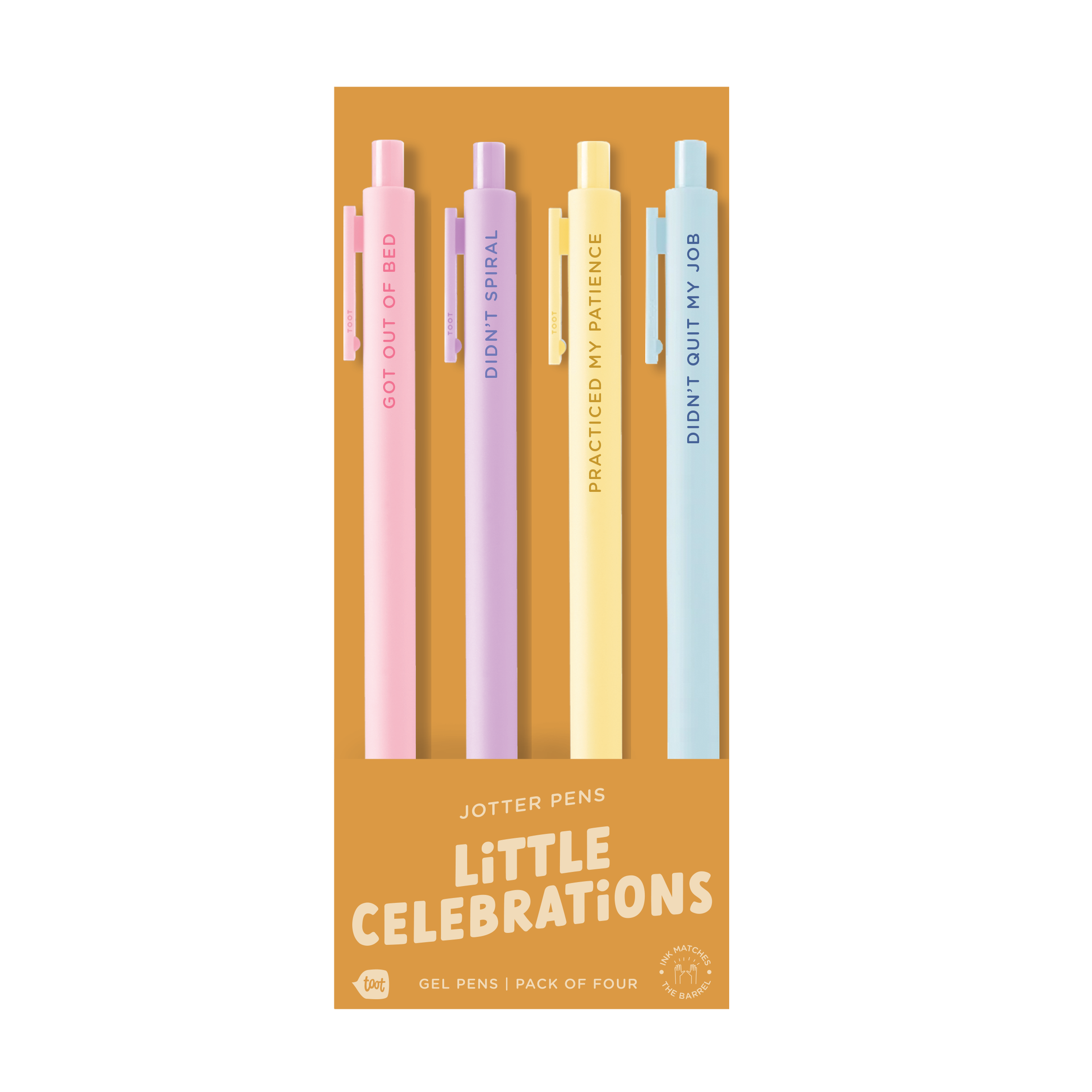 Little Celebrations Jotter Gel Pen: Set of 4