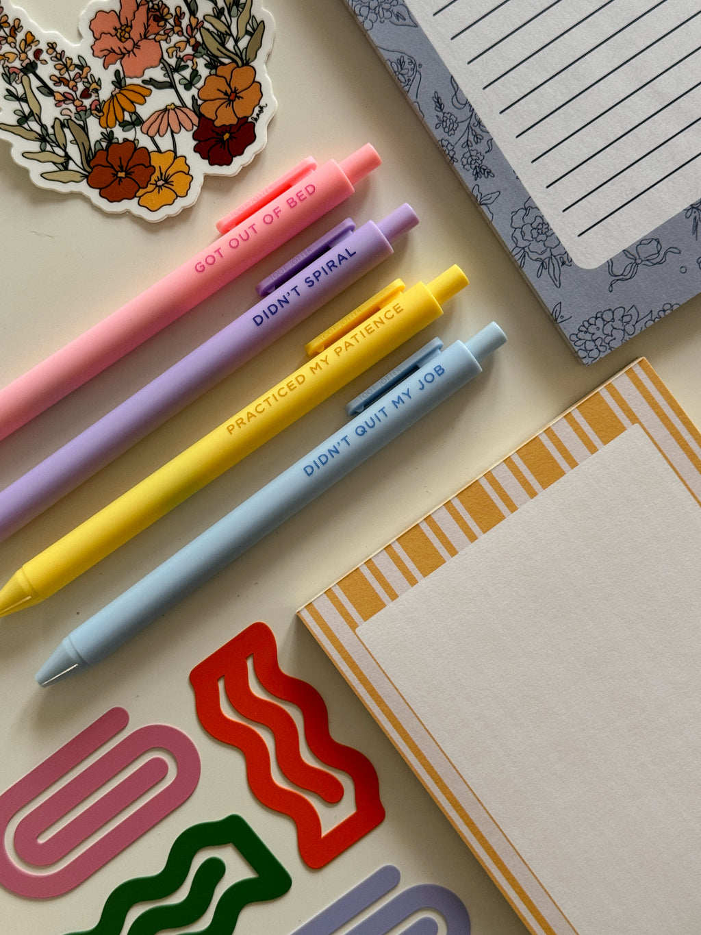 Little Celebrations Jotter Gel Pen: Set of 4