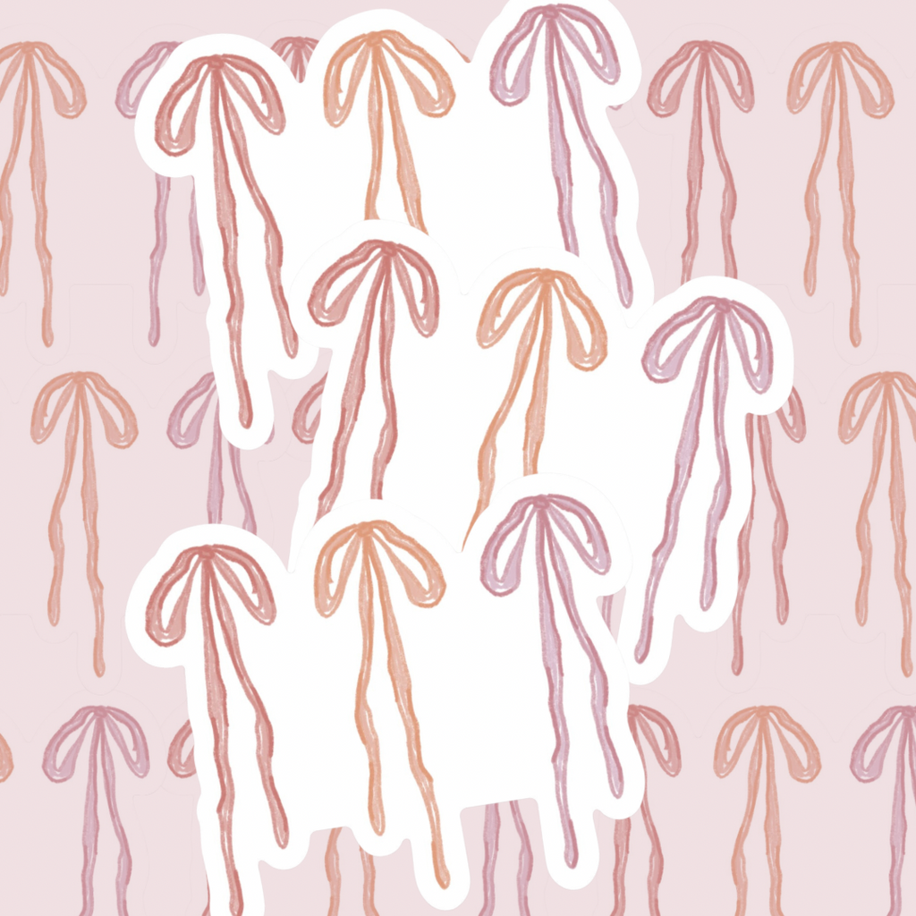 Trio Bow Sticker