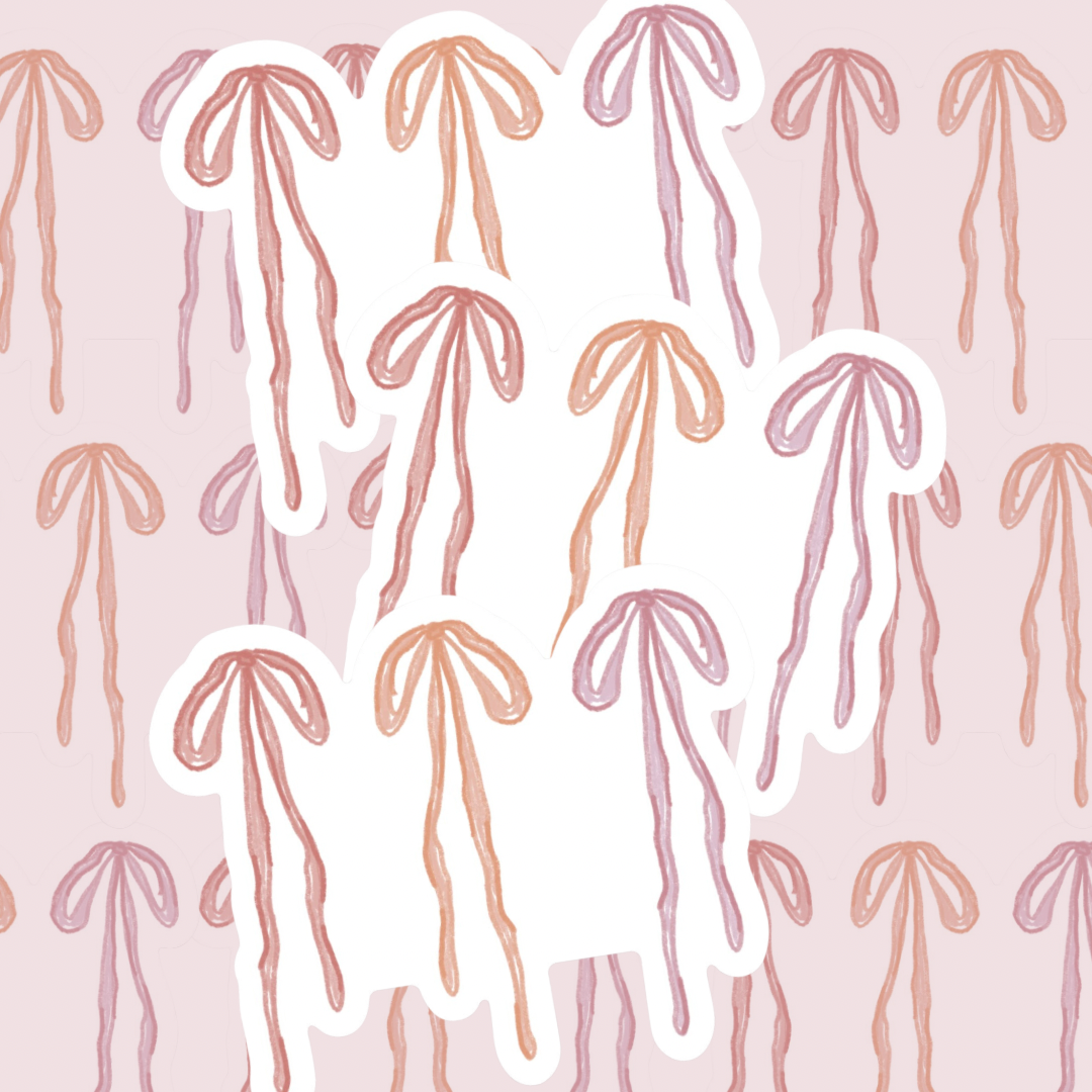Trio Bow Sticker