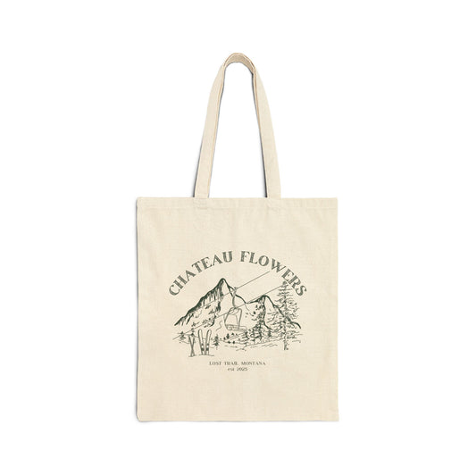 Chateau Flowers Tote Bag