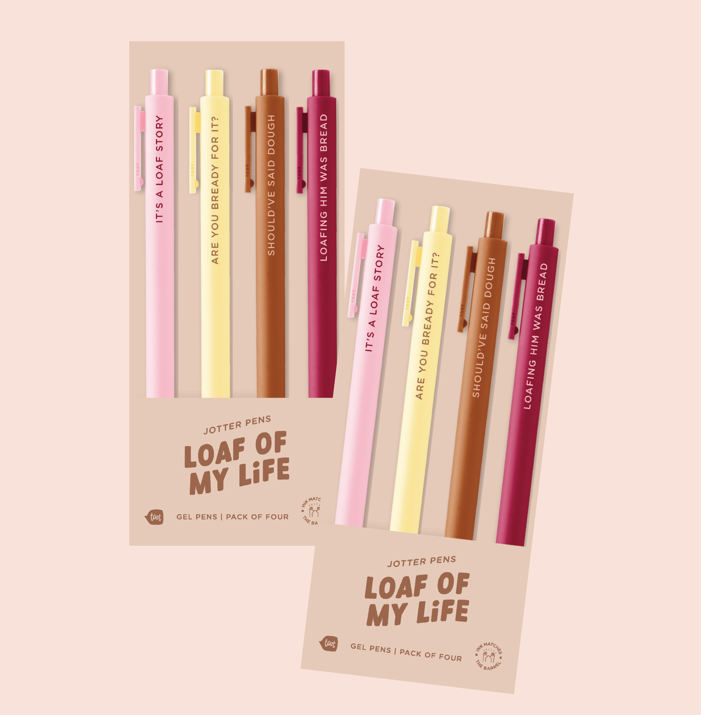 Loaf of My Life Pen: Set of 4 | Swiftie Jotter