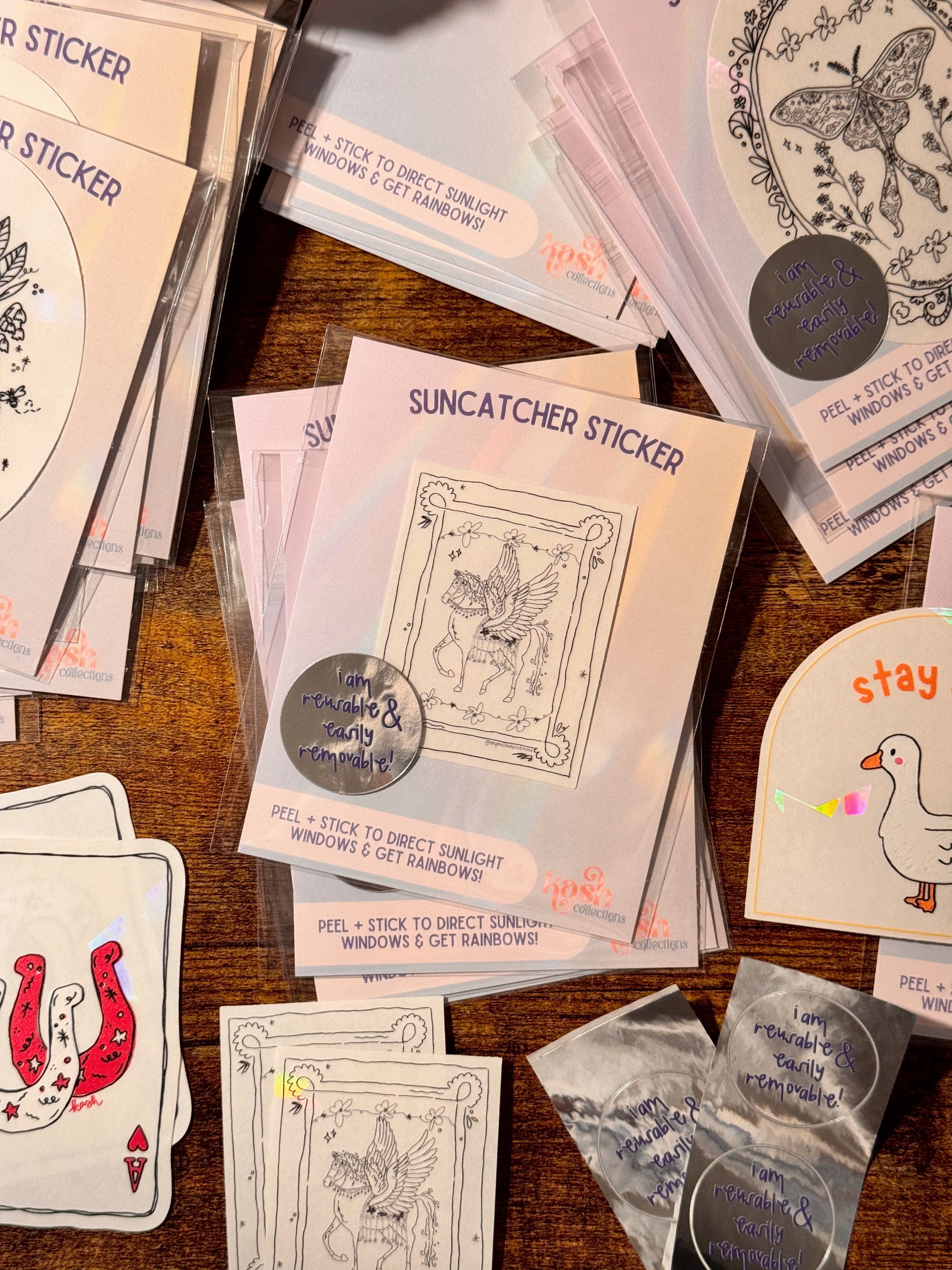 Pegasus Suncatcher Sticker