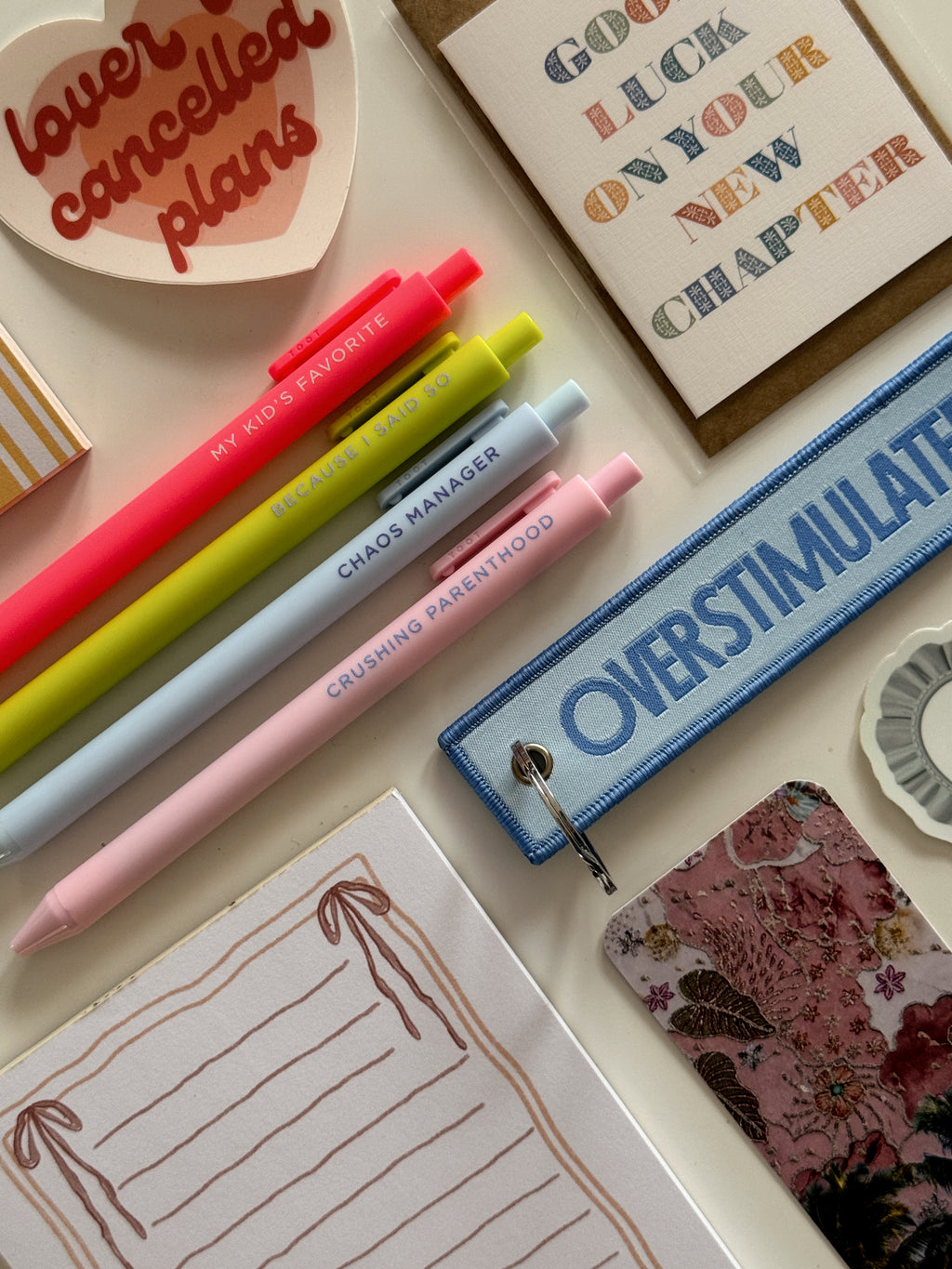 Crushing Parenthood Jotter Gel Pen: Set of 4