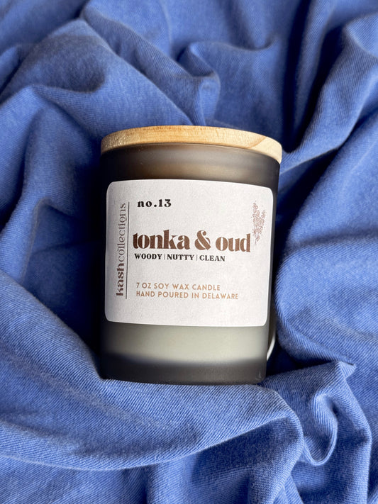 Tonka and Oud Candle