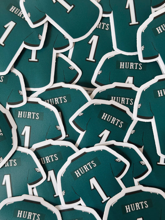 Hurts Jersey Sticker