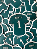 Hurts Jersey Sticker