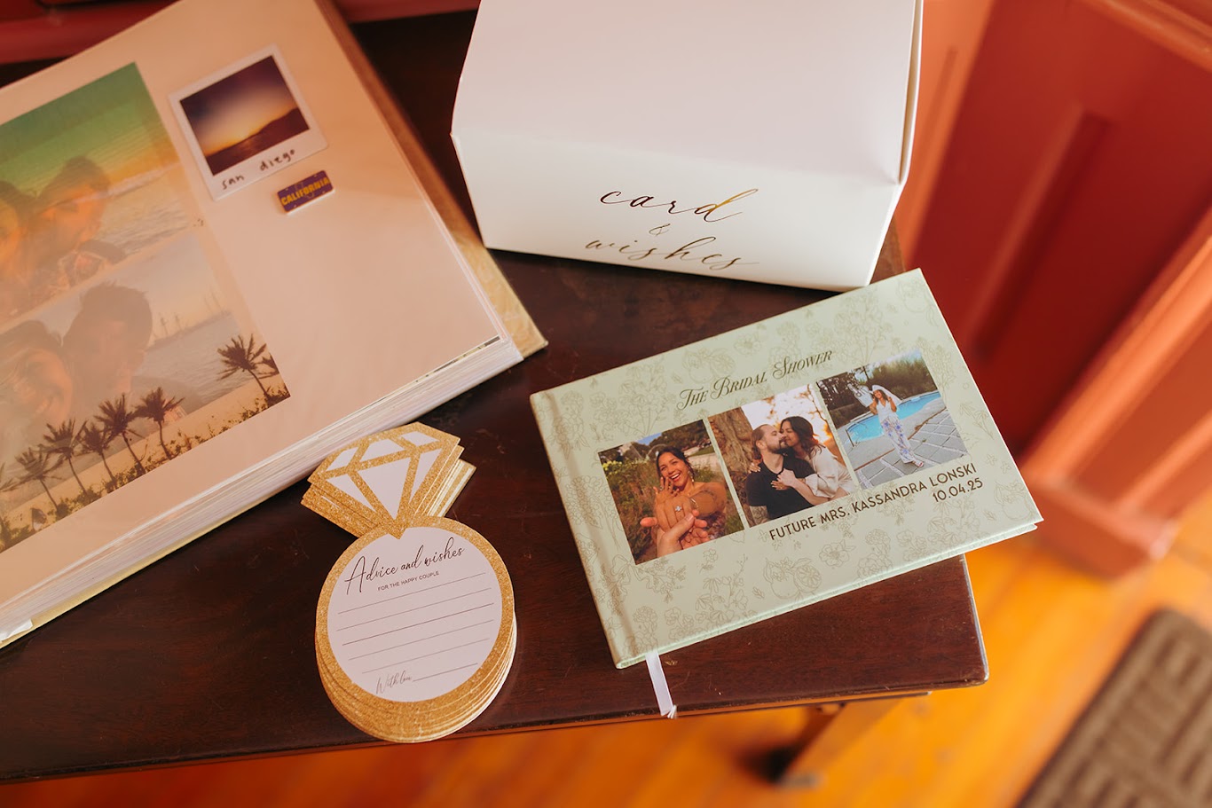 Matcha Green Guest Book (Personalized)