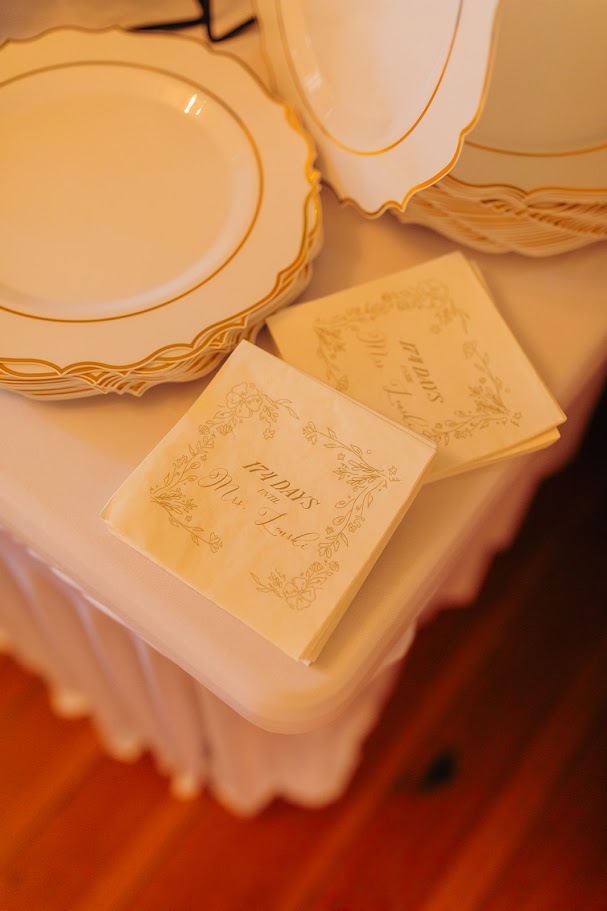 Days until Mrs. or Mr. Cocktail Napkins - Set of 50