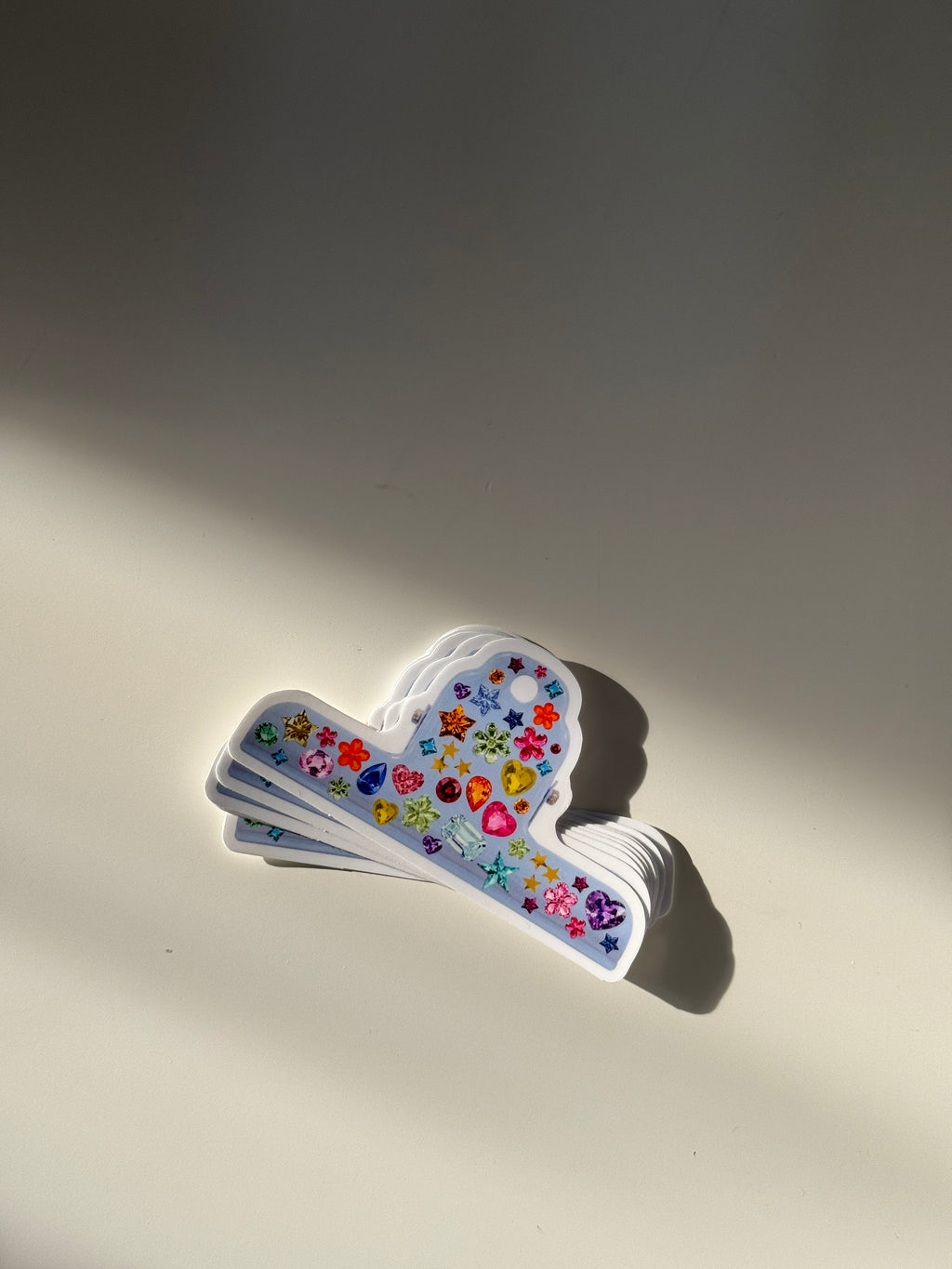 Rhinestone Whimsymaxxing Journal Clip Sticker - Blue