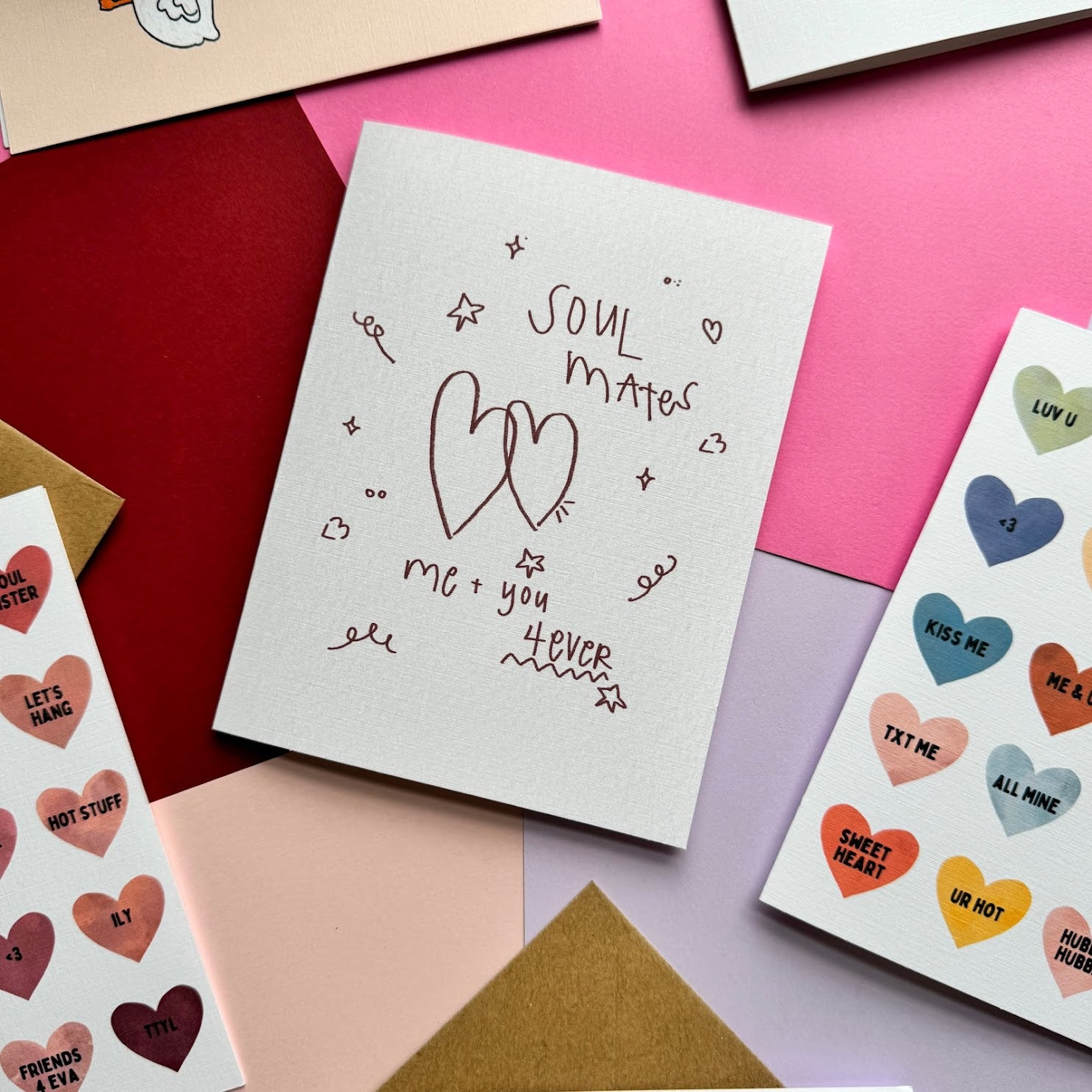 Soulmates Doodle Card