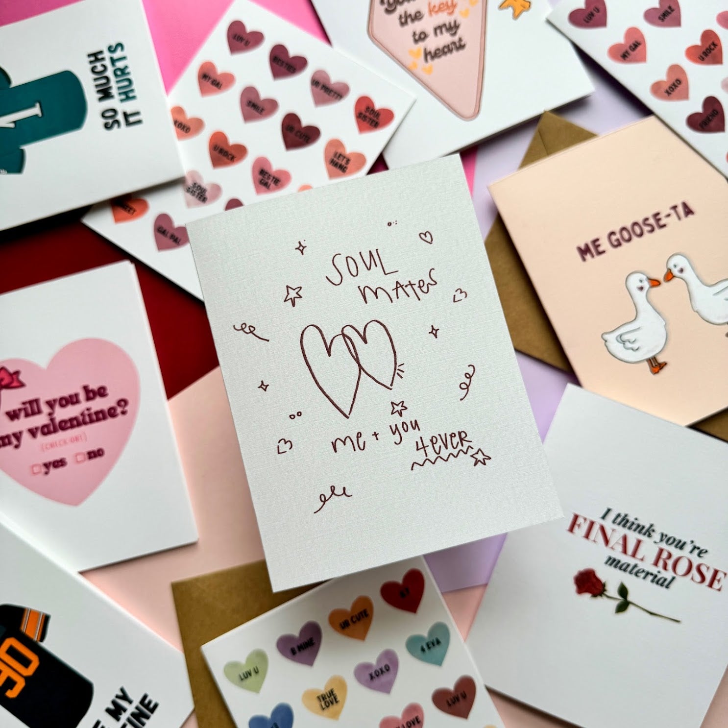 Soulmates Doodle Card