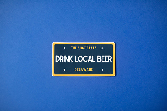 Drink Local Beer DE Sticker