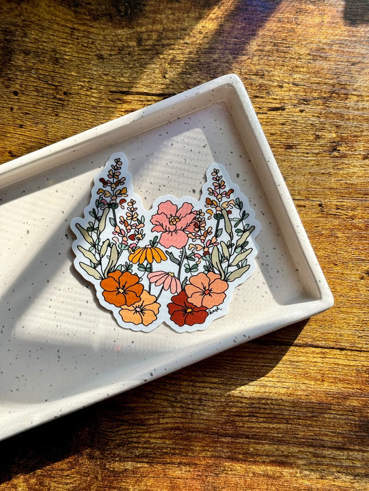 Wild Flowers Sticker