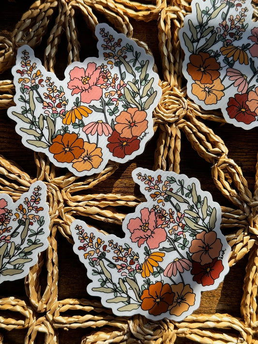 Wild Flowers Sticker