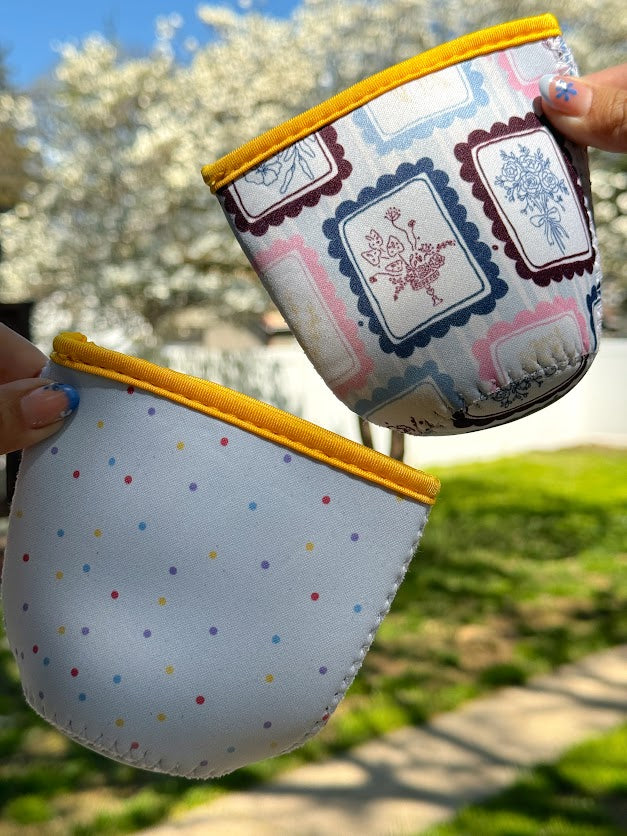 Pastel Polka Dot Cup Sleeve