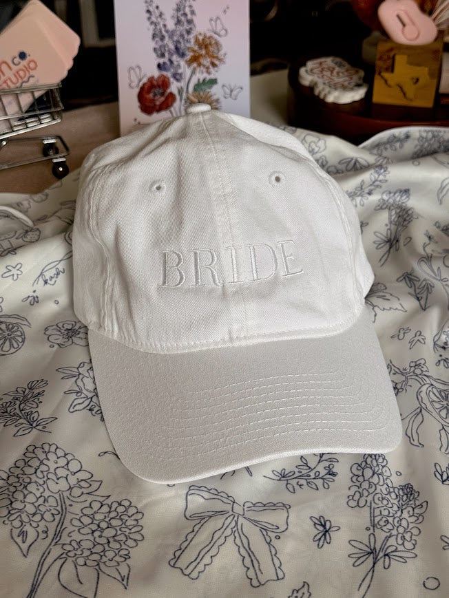 BRIDE Embroidered Hat
