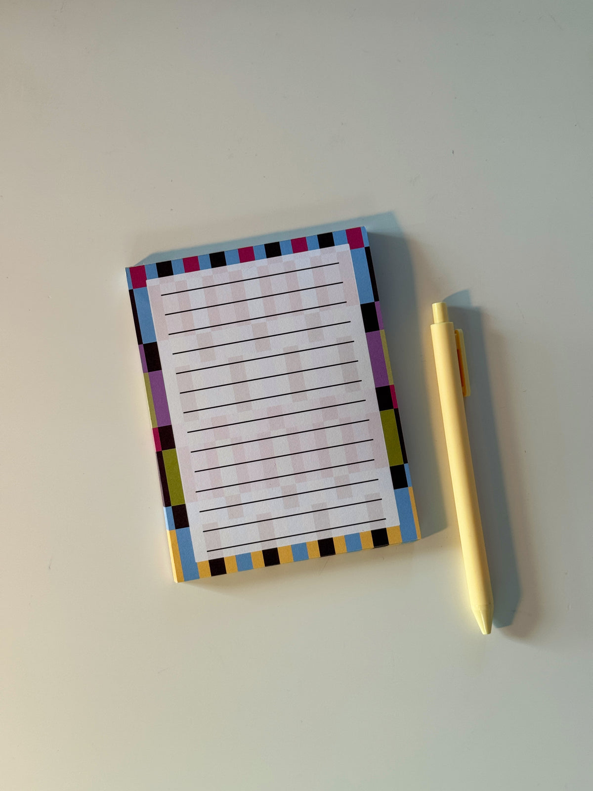 Colorblock Stripes Notepad