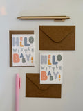 Mini Hello Wittle Baby Note Card