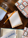 Yellow Stripe Notepad
