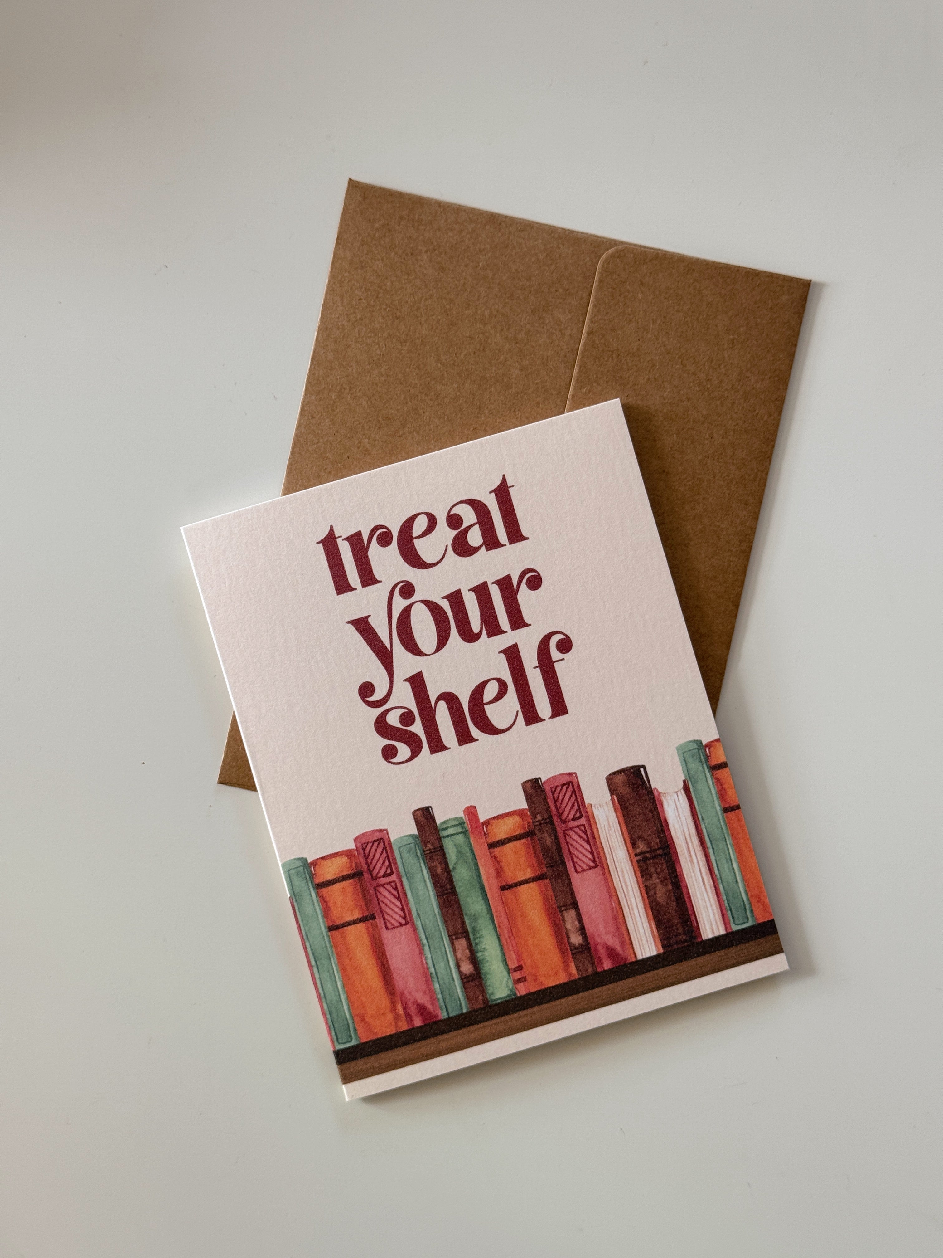 Treat ur Bookshelf Card