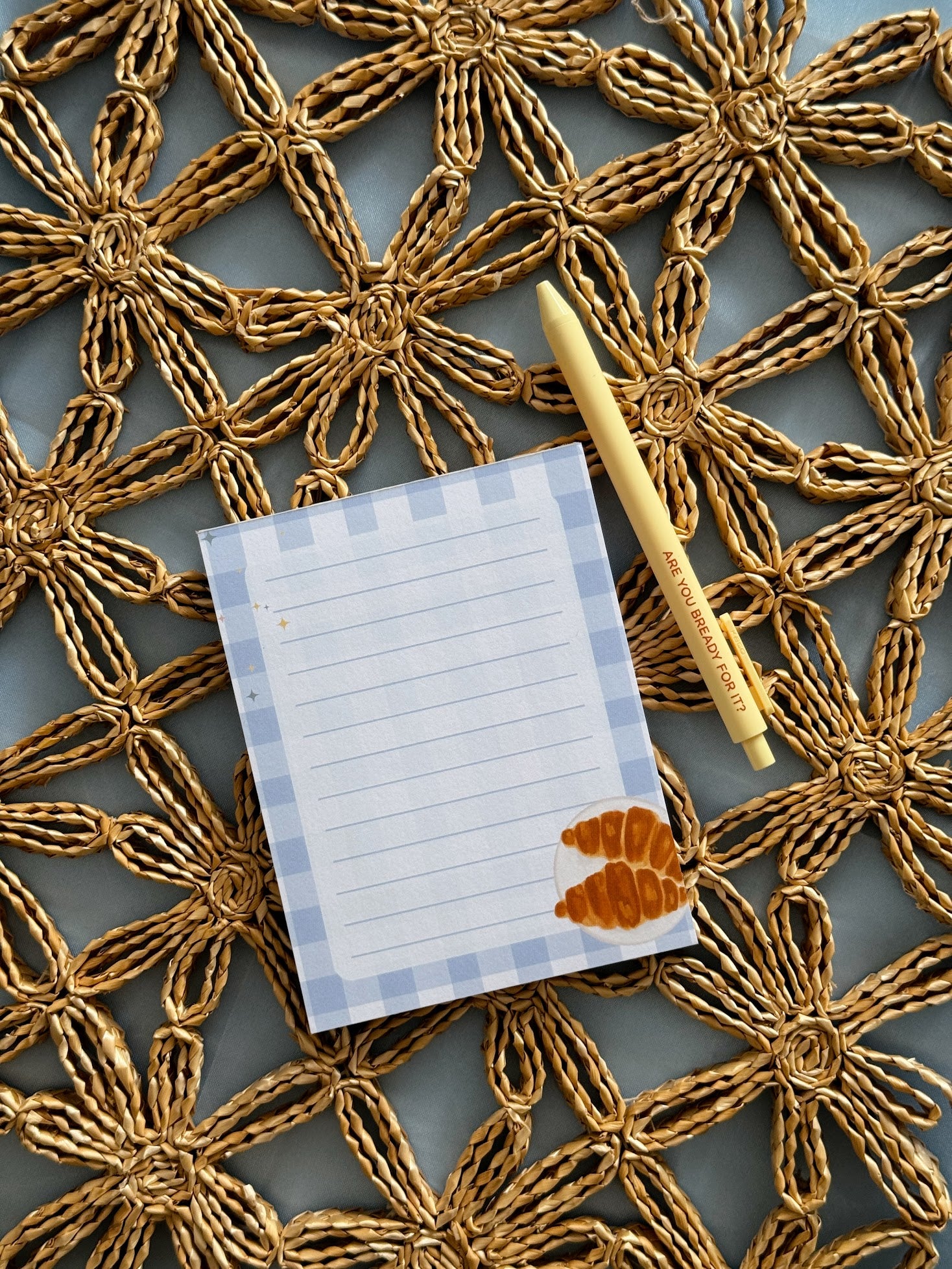 Croissants + Coffee Notepad