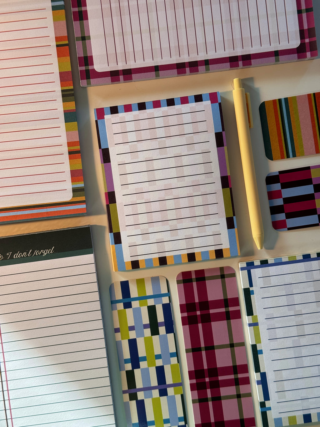 Colorblock Stripes Notepad