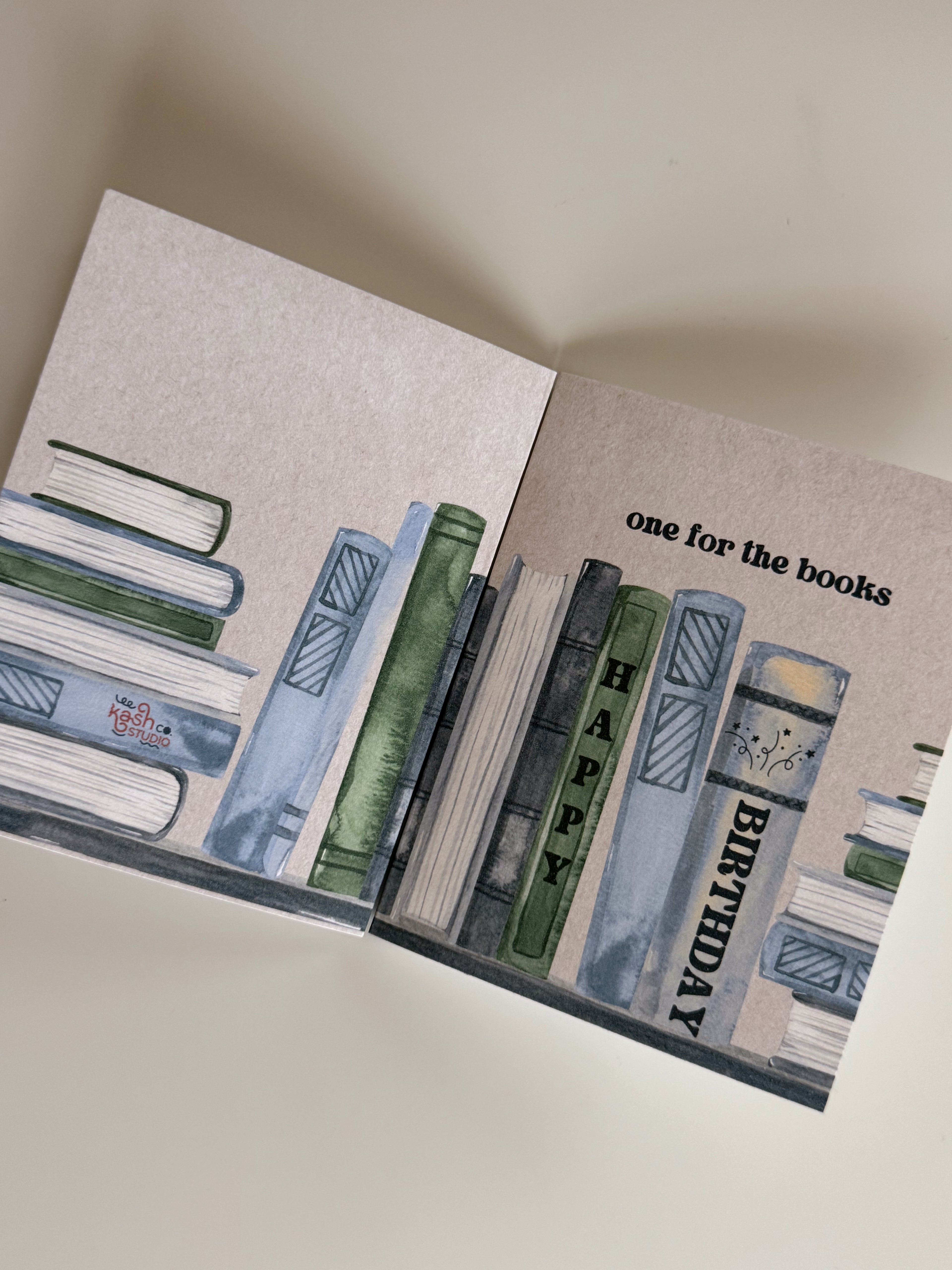 One for the Books Birthday Card