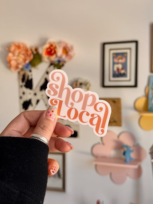 Shop Local Sticker