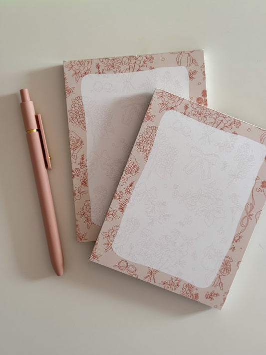 Pink Coquette Notepad