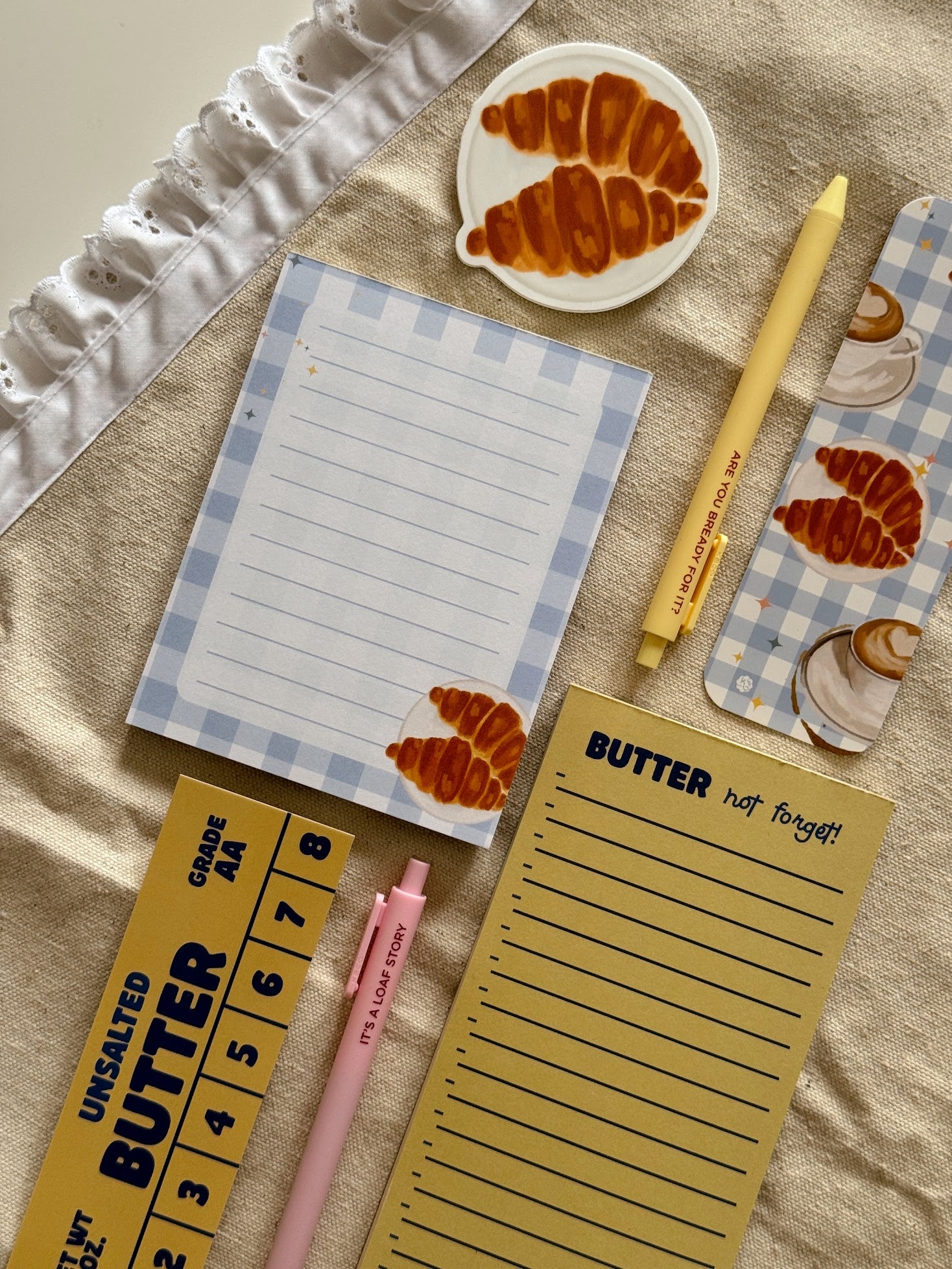 Croissants + Coffee Notepad