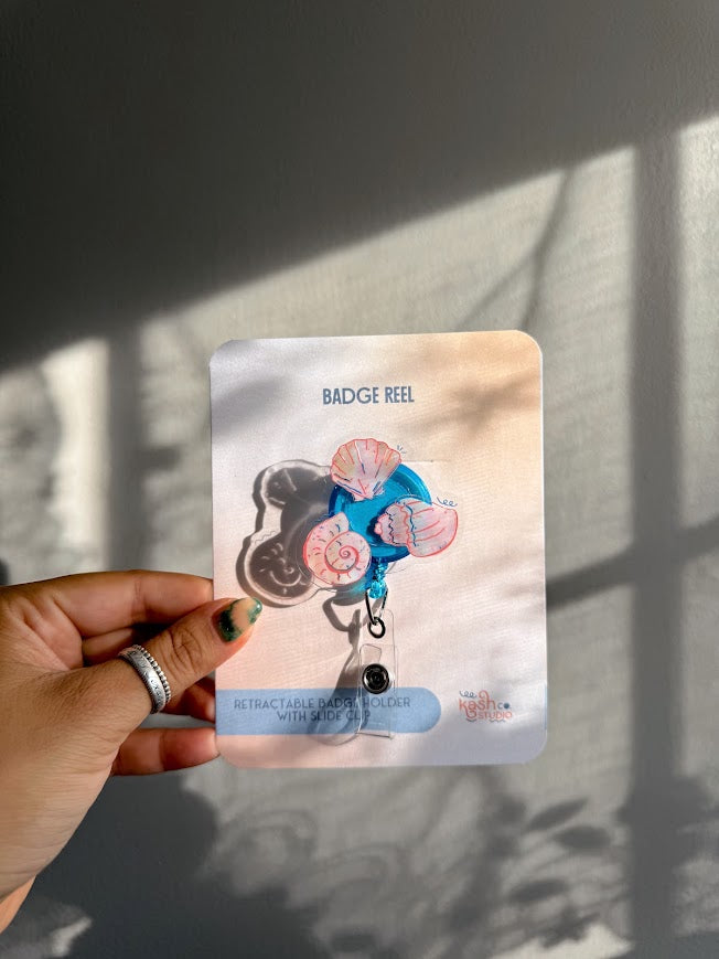 Seashells Badge Reel
