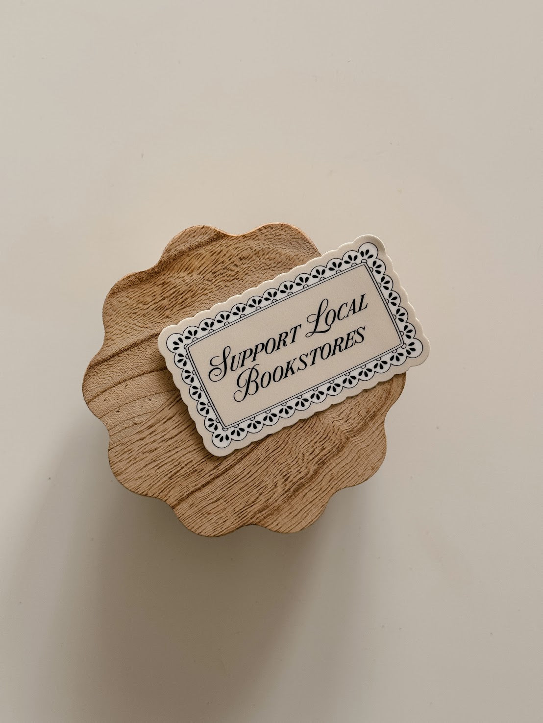 Support Local Bookstores Sticker