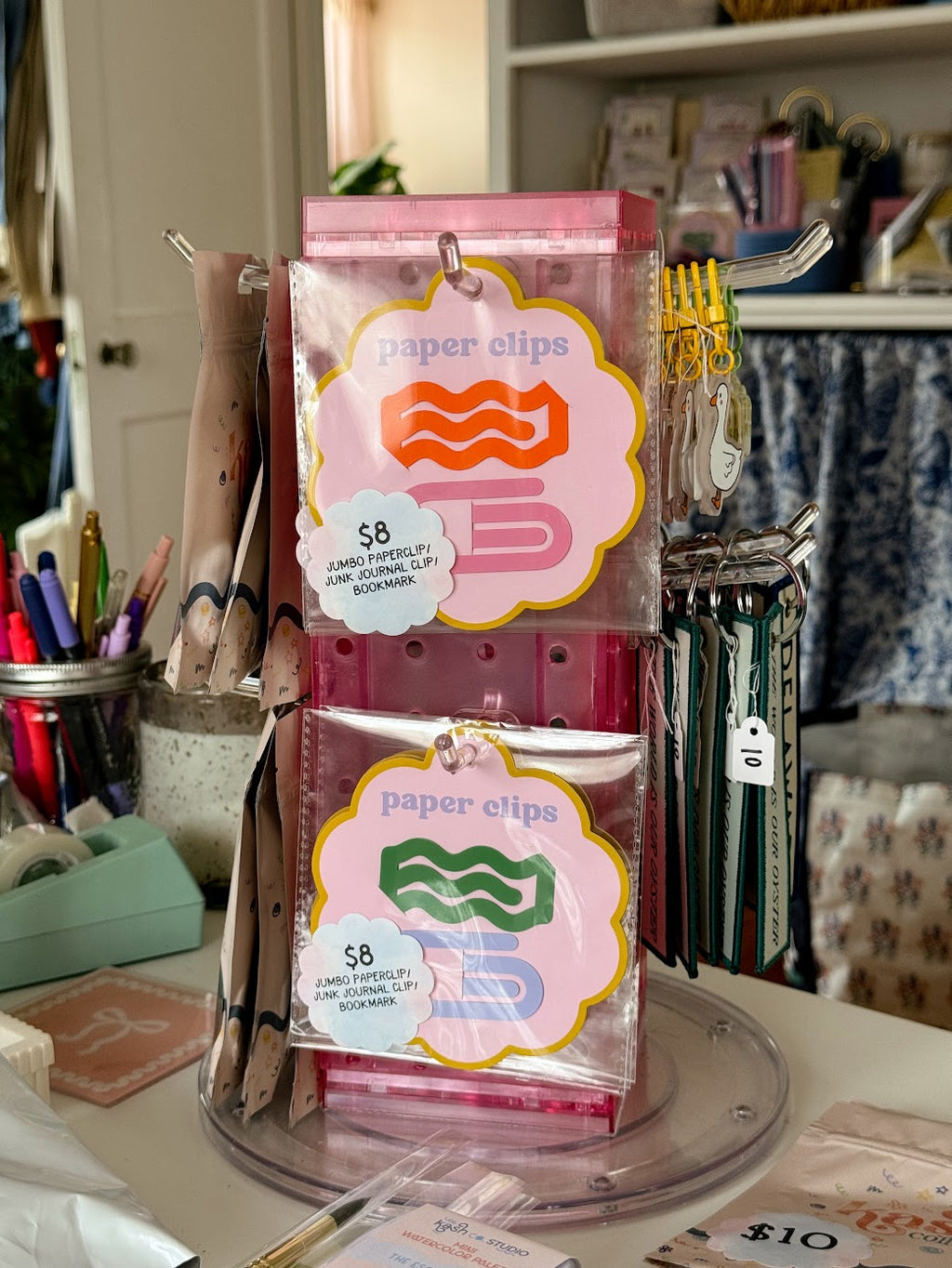 Paper Clips Bookmarks | Jumbo Junk Journal Clip (2 colors)