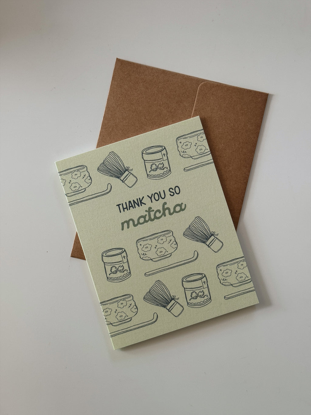 Thank U So Matcha Card